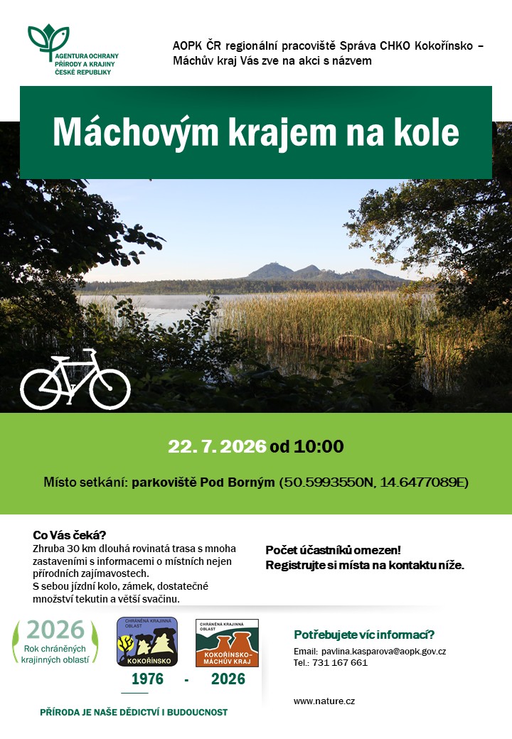 Máchovým krajem na kole